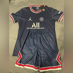 - Air Jordan Paris Saint Germain Jersey Messi #30 Kids Size S/28